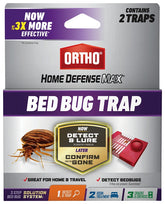 Ortho 465705 Bed Bug Trap, Liquid, Characteristic, Black/Dark Brown